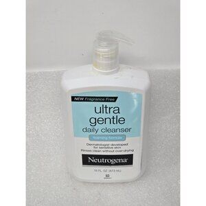 Neutrogena Ultra Gentle Daily Cleanser Foaming Formula Fragrance-Free 16 Fl Oz